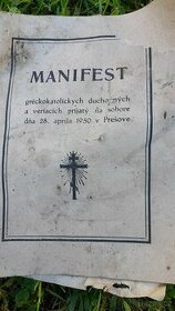 Manifest gréckokatolíckych duchovnych ...