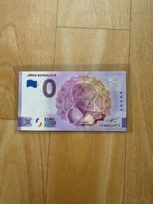 Bankovka Jiřina Bohdalová Euro Souvenir