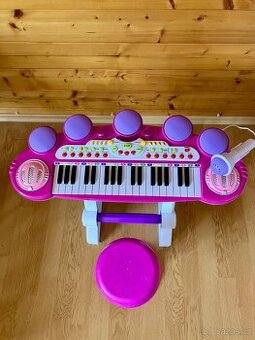 Dětské pianko keyboard s mikrofonem