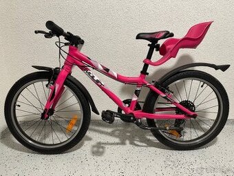 Dětské kolo AMULET Fun 20 Pink Shiny/Black Shiny 2022