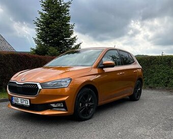 Škoda Fabia IV 1.0 TSI Style, 2022 – oranžová metalíza