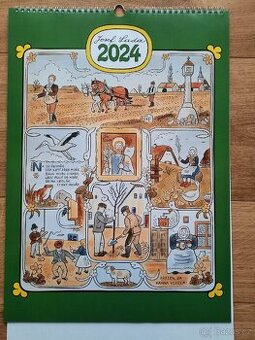 Nástenný kalendář Lada 2024