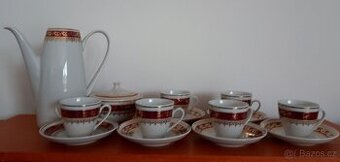 porcelánový čajový servis ze 70-tých let Bohemia-Brigitta - 1