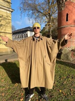 Issey Miyake Windcoat Béžová Oversized Parka - 1