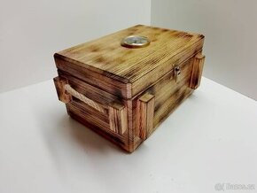 Lehce opálený humidor s provazy - 1