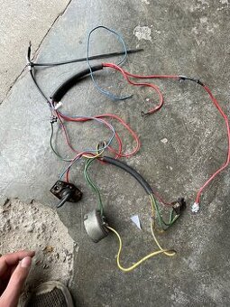 Jawa 555 elektroinstalace