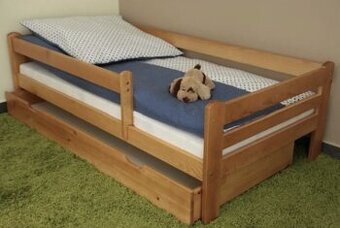 Dětská postel 160x80 s roštem a matrací