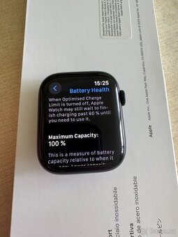 Apple Watch 9 45mm Cellular - temně inkoustový hliník
