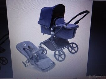 Kočárek Bugaboo Fox Cub complete BLACK/STORMY BLUE-STORMY BL