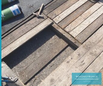 Oprava garáže i v zimním období - 1