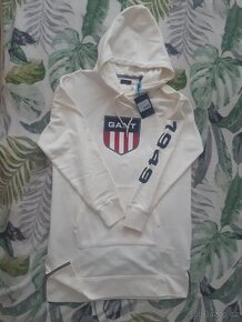 Vel. M Smetanové mikinové šaty, originál GANT