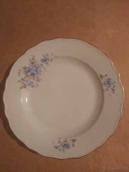 Retro talířky s poměnkami