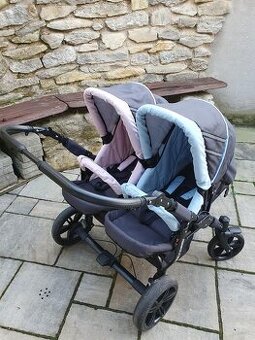 Dětský kombinovaný kočárek pro dvojčata FREESTYLE TWINS