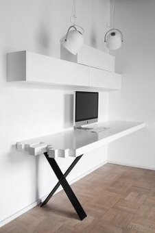 designový pracovní rohový stůl