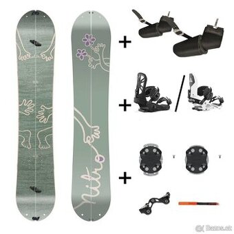 NOVÝ Nitro Volta 151cm Splitboard set
