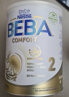 BEBA 2 COMFORT , batolecí mléko, 800 g.... 2ks