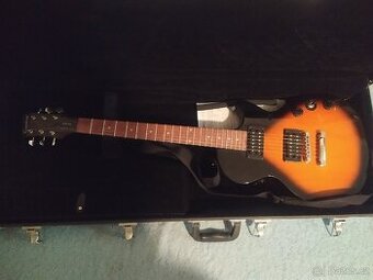 Kytara Les Paul Epiphone special II s kufrem a kombem.