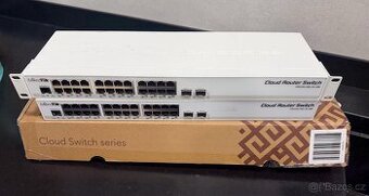 MikroTik CRS326-24G-2S+RM 2ks