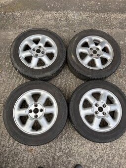 15" originál Renault - 4x100 - 185/65/15 - vzorek 7mm