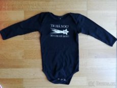 Body Little Rock Star s dlouhým rukávem  vel. 86/92