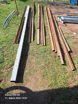 Hutní materiál - Jekly, silnostěnné trubky, profily I, L,U