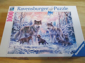 Puzzle 1000 Arktičtí  vlci