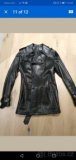 Luxusní pánský kožený kabát Gucci M
