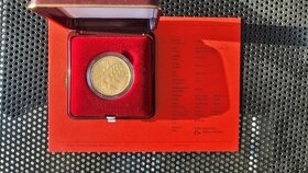 Zlatá mince 5000Kč Most v Písku běžná kvalita - 1