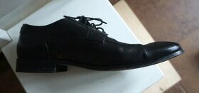 Pánské kožené černé společenské boty ECCO vel.42 - 1