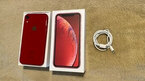 iPhone XR 64GB červený, top stav