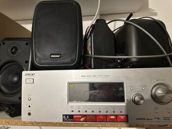 Zesilovač Sony str dg520 + 4x repro omnitronic