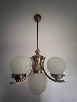 Starožitný Art Deco lustr
