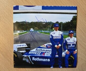 Damon Hill Formule 1 originální autogram