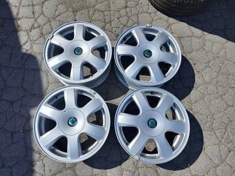 15"alu sada 5x100 origo Škoda Fabia 1 2 Roomster Polo