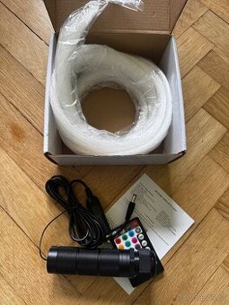 Hvězdné nebe - Sada optických vodičů s LED zdrojem 8W RGBW