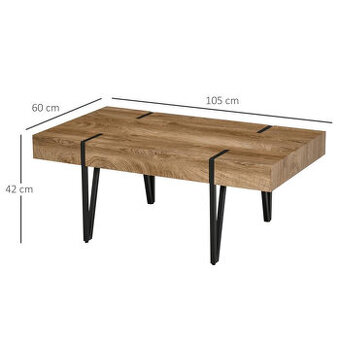 Prodám konferenční stolek HOMCOM - 105 x 60 x 42 cm