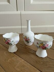 Royal Doulton sada vázička a svícny