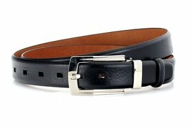 Pánský kožený opasek M3055 o šířce 3 cm