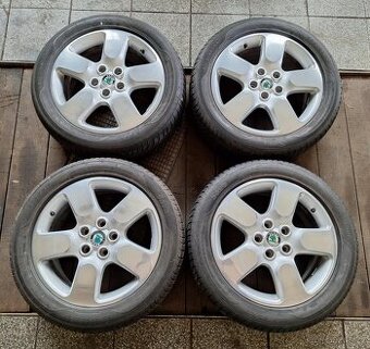 prodám alu kola Škoda 7x17 ET50 ,rozteč 5x112