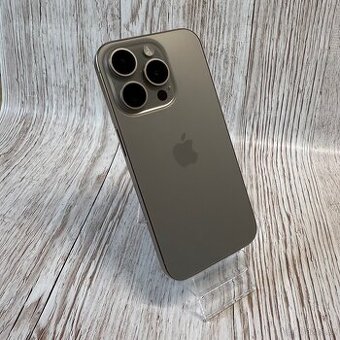 iPhone 15 Pro 256GB, nature, 98% baterie, eSIM (rok záruka)