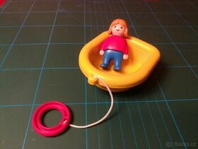 Playmobil dítě člun