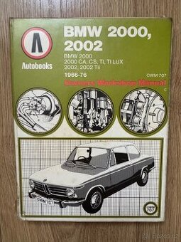 BMW 1800 1802 2000 2002 originální montážní manualy servisní