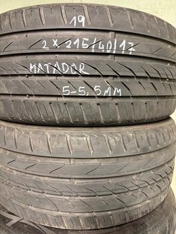 2 x letní pneu 215/40/17