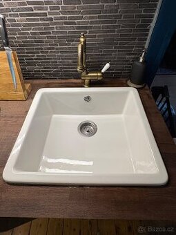 IKEA keramický dřez Havsen + doplňky