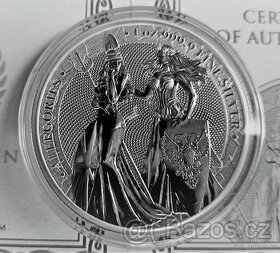 INVESTIČNÍ MINCE 1 OZ AG BRITANNIA & GERMANIA ALEGORIES 5 MA