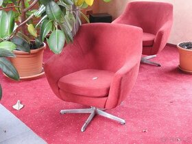 Prodám secesní křesla ( 60 léta ) v perfektním stavu