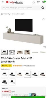 Moderní komoda pod TV