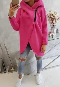 Krásná nová fleecová bunda velikost 44/XXL