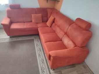 Sedací rozkládací rohová souprava