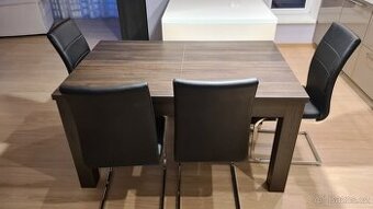 Jídelní stůl rozkládací + židle